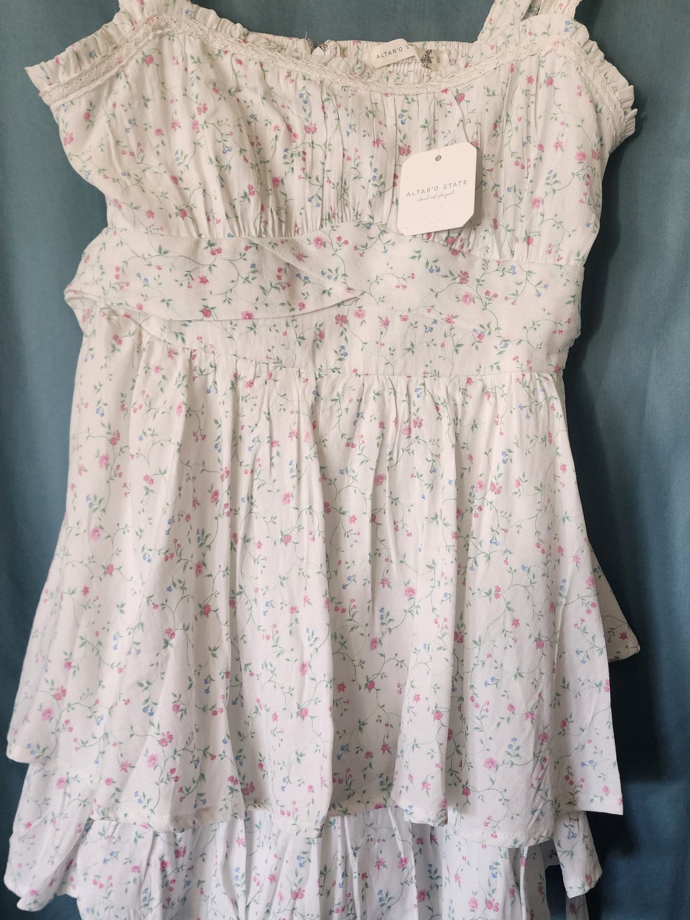 Altar'd State Birdie C Floral Romper